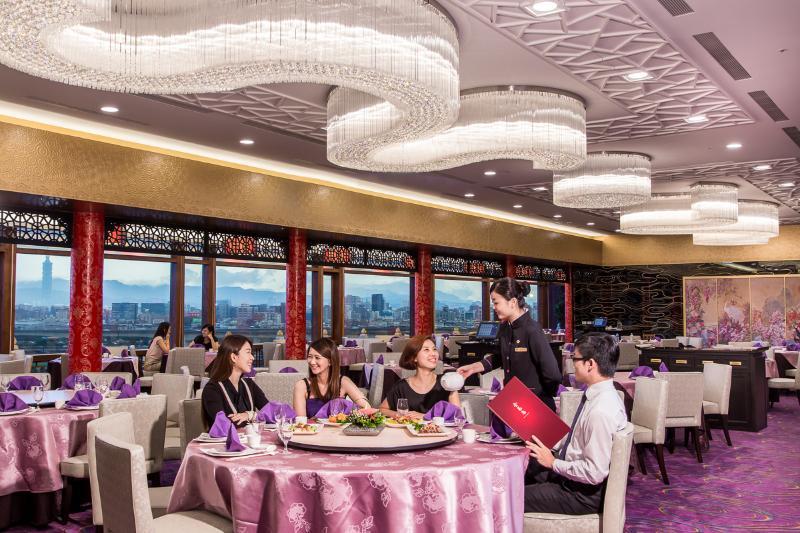 The Grand Hotel Ταϊπέι Εξωτερικό φωτογραφία The restaurant